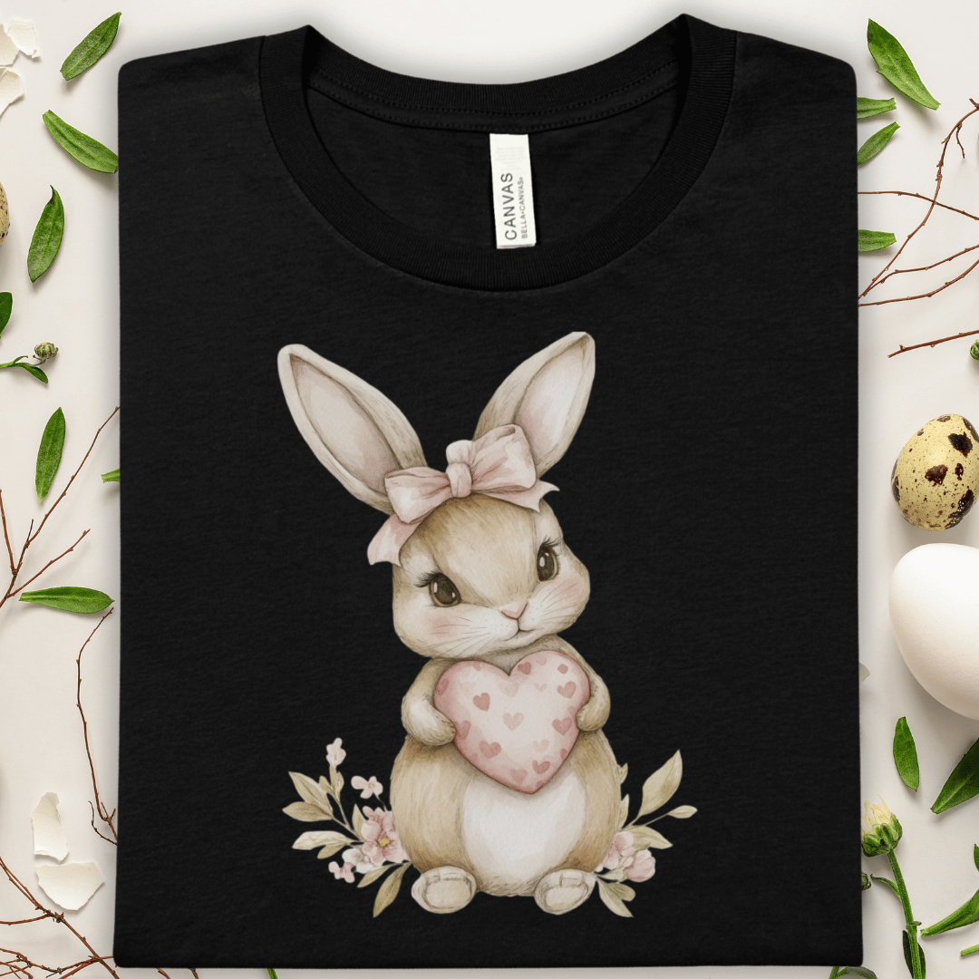 Easter Bunny Heart T-Shirt