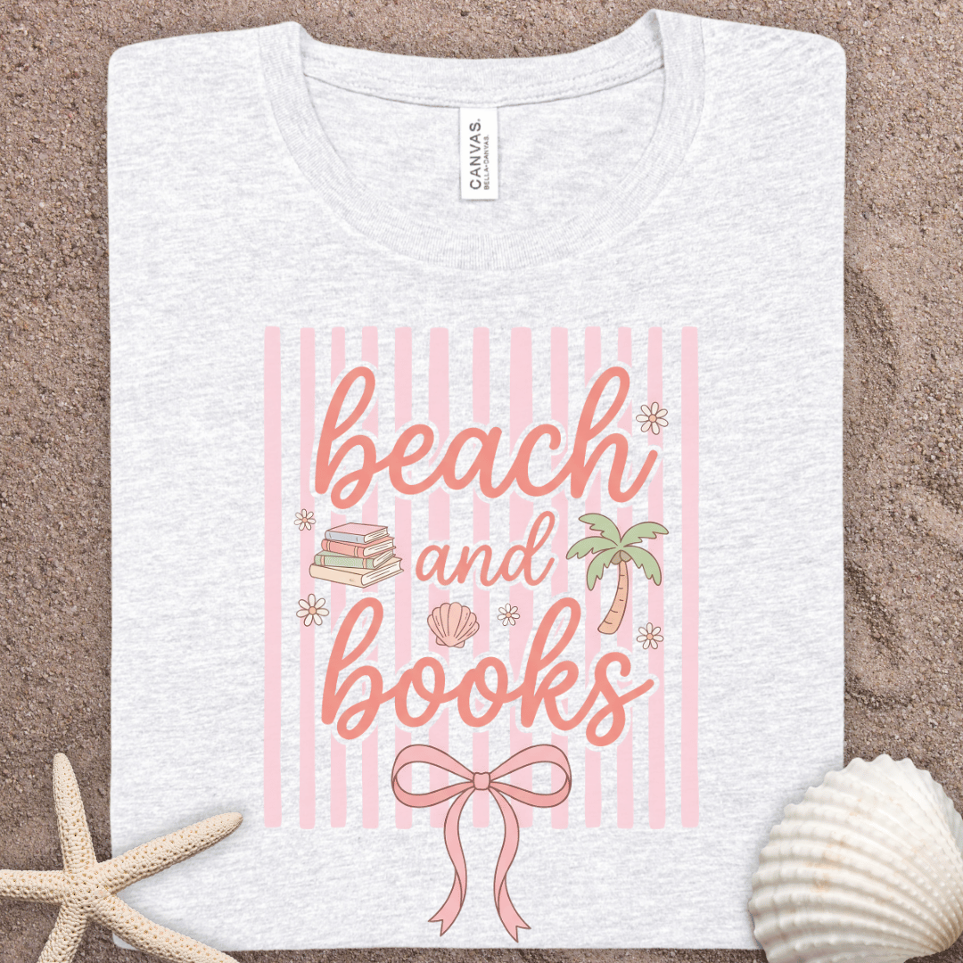 Beach and Books Tee — Summer Reading Shirt