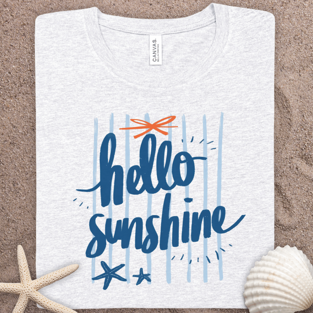 Hello Sunshine T-Shirt — Casual Summer Graphic Tee