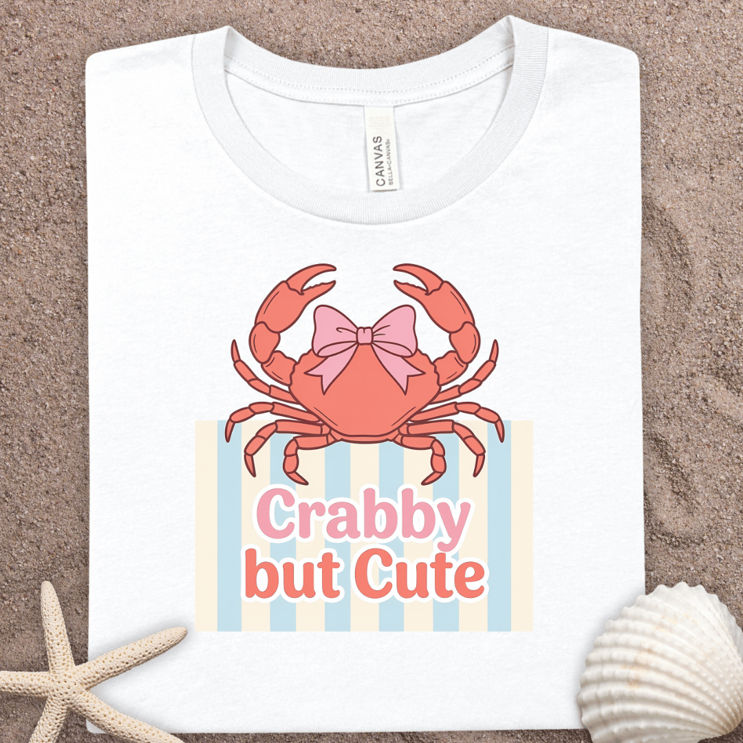 Crabby But Cute Summer Crab Tee
