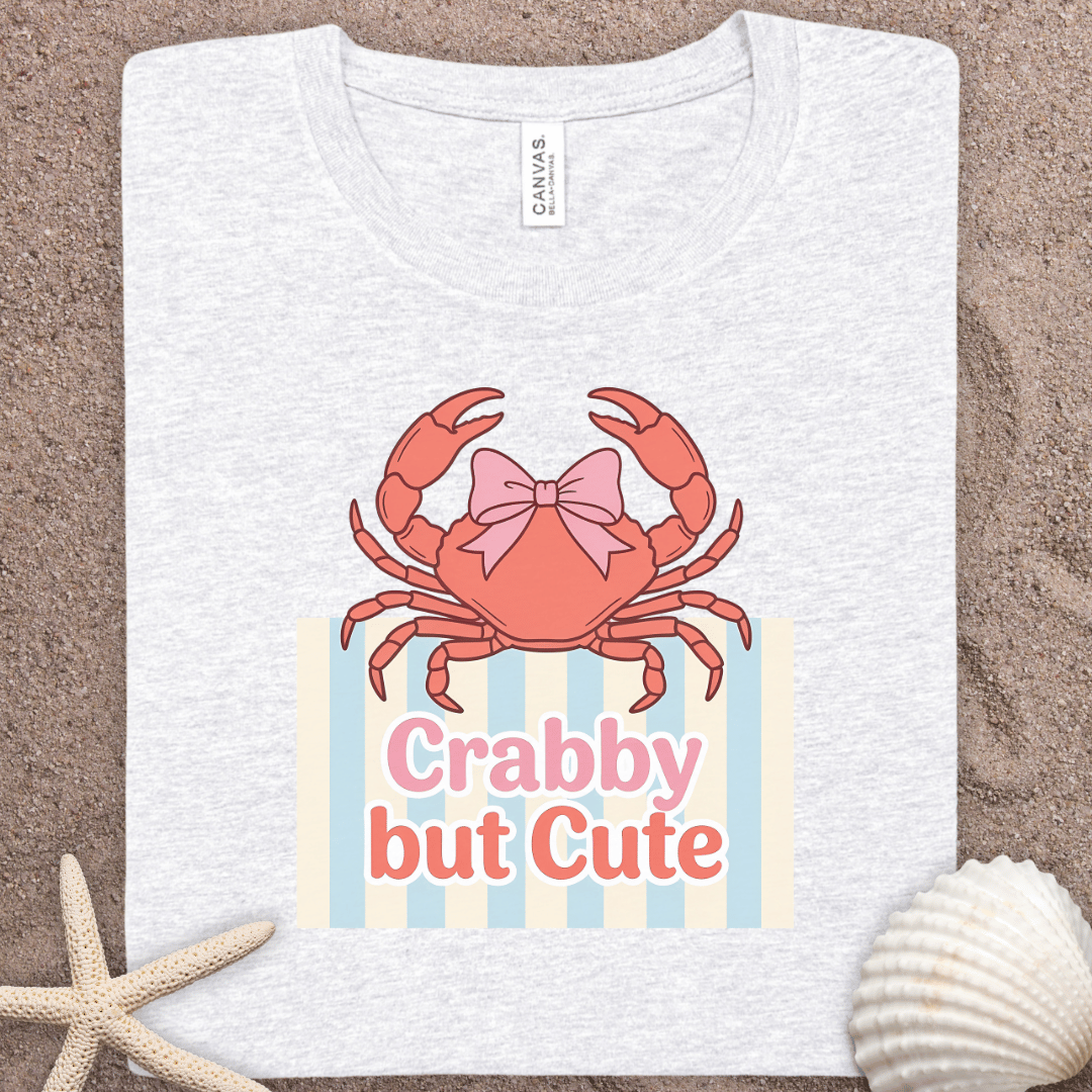 Crabby But Cute Summer Crab Tee