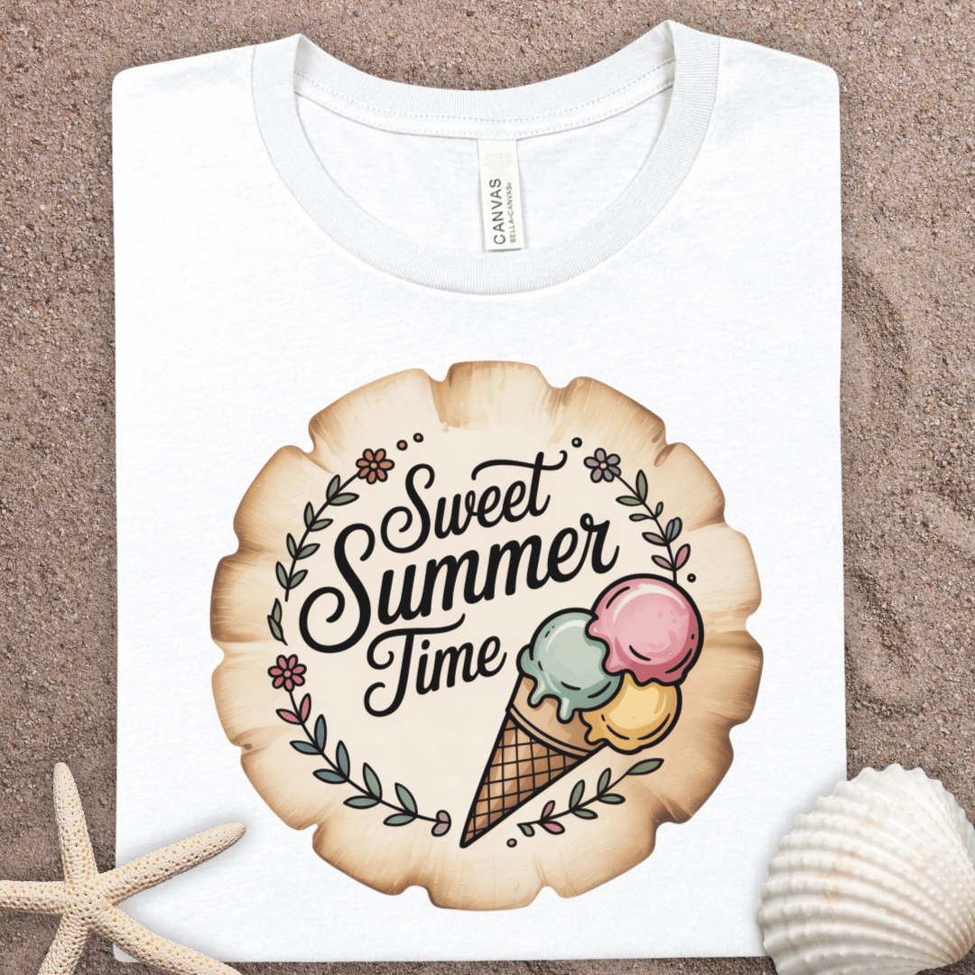Sweet Summer Time Ice Cream Tee