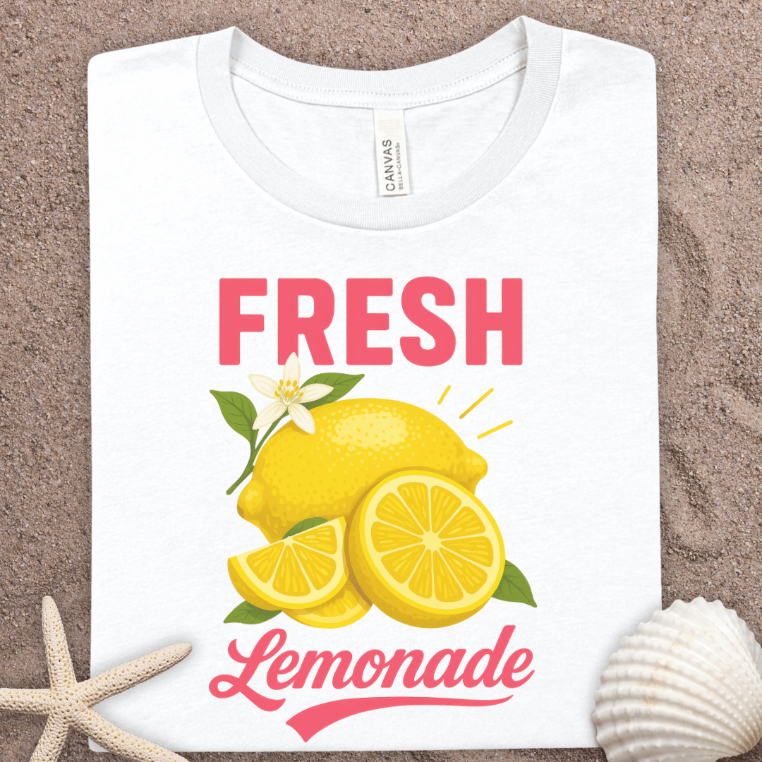 Fresh Lemonade T-Shirt — Vintage Citrus Summer Tee