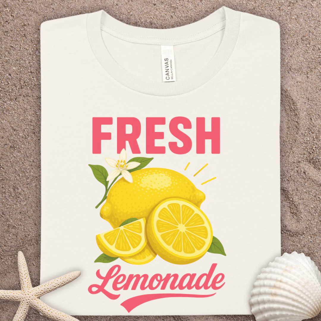 Fresh Lemonade T-Shirt — Vintage Citrus Summer Tee