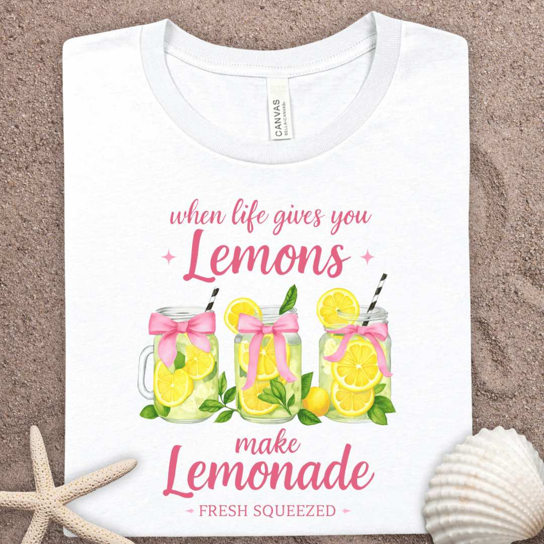 Lemons Make Lemonade T‑Shirt — Fresh Squeezed Summer Tee