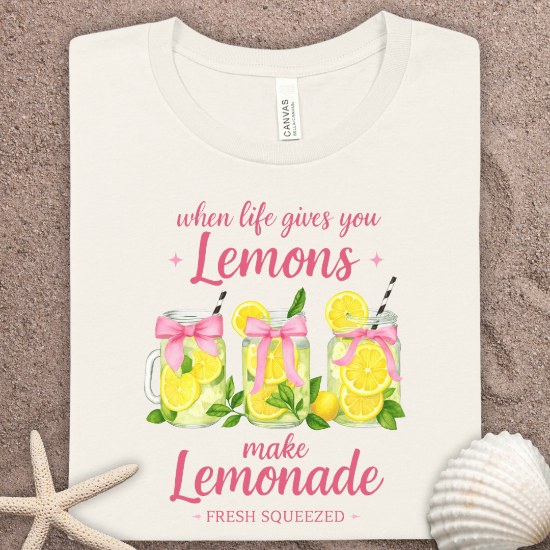 Lemons Make Lemonade T‑Shirt — Fresh Squeezed Summer Tee
