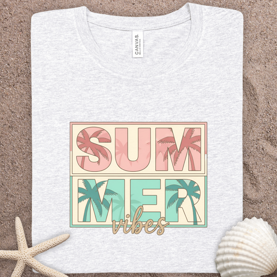 Summer Vibes Patterned T-Shirt
