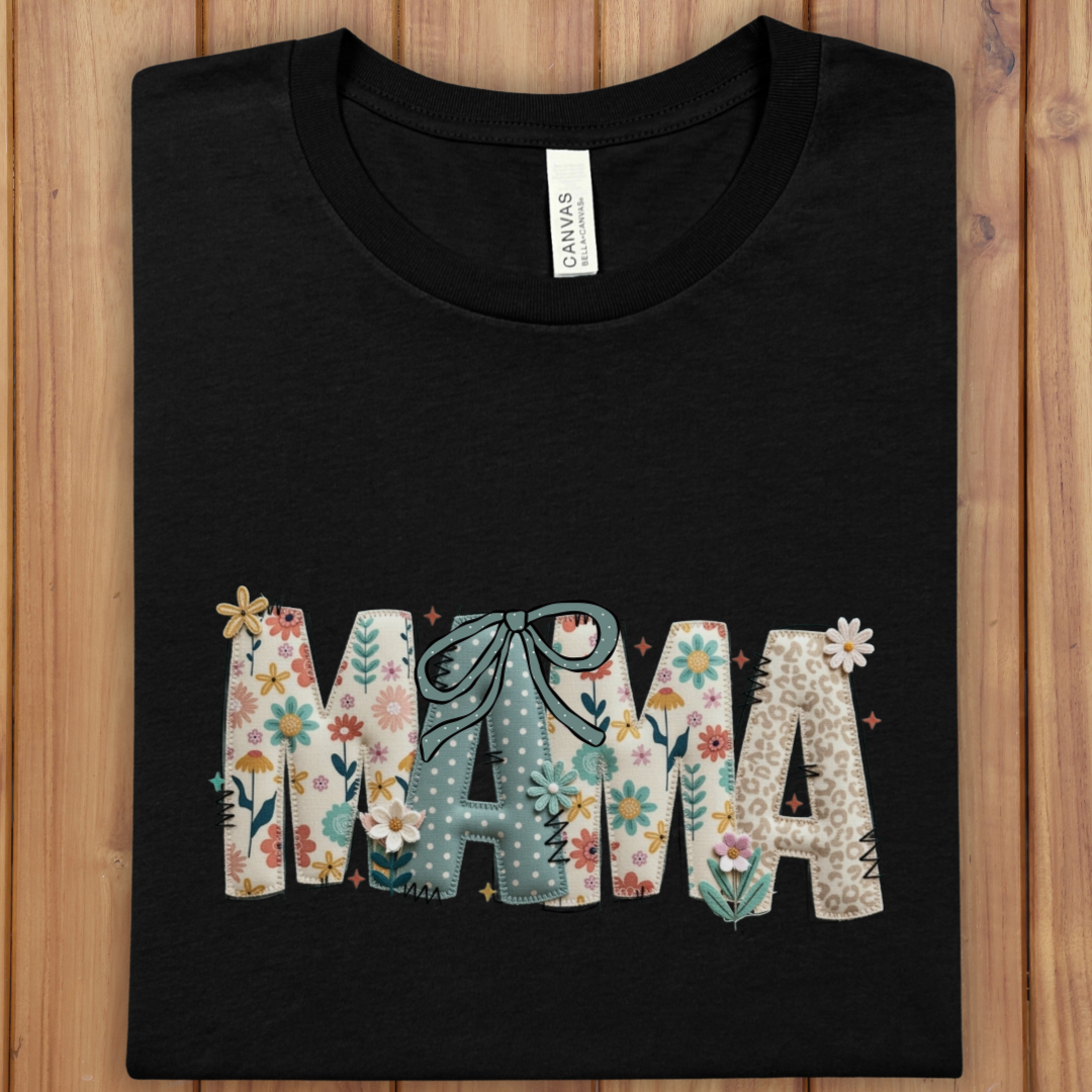 Mama Floral Graphic Tee — Boho Mother's Day Gift